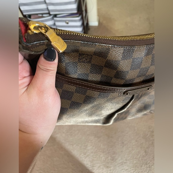 LOUIS VUITTON Damier Ebene Bloomsbury PM Crossbody Bag - Picture 16 of 17
